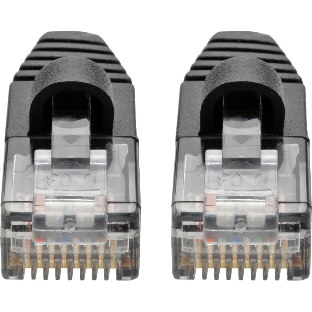 Tripp Lite N261-S03-BK Gigabit Cat.6a UTP Patch Network Cable, 3 ft, Molded, Stranded, 10 Gbit/s