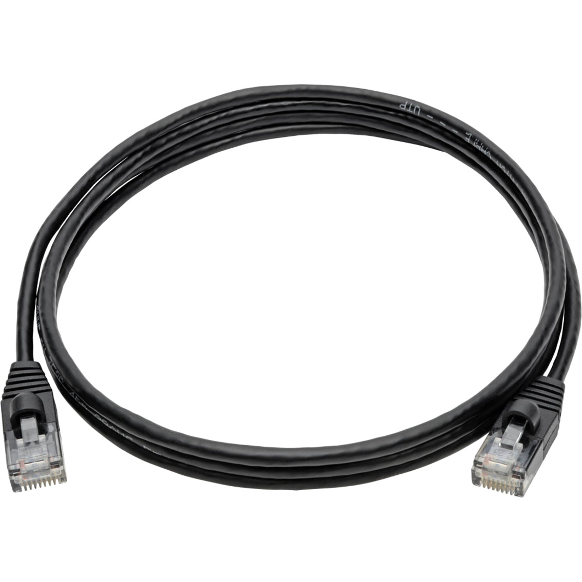 Tripp Lite N261-S05-BK Gigabit Cat.6a UTP Patch Network Cable, 5 ft, Molded, Stranded, Snagless, 10 Gbit/s