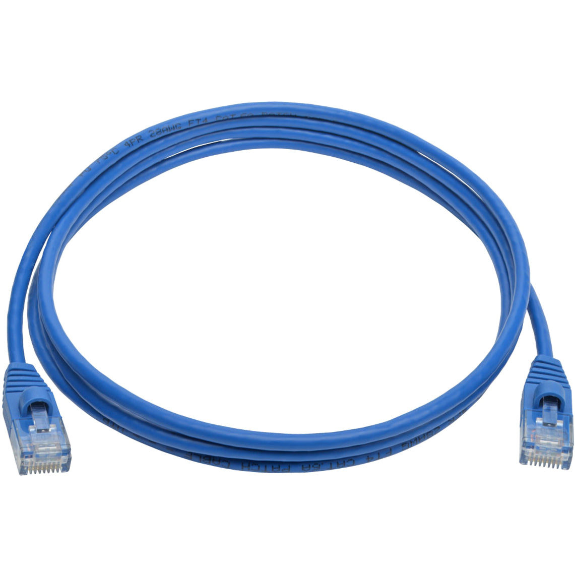 Tripp Lite N261-S05-BL Gigabit Cat.6a UTP Patch Network Cable, 5 ft, Molded, Stranded, Blue