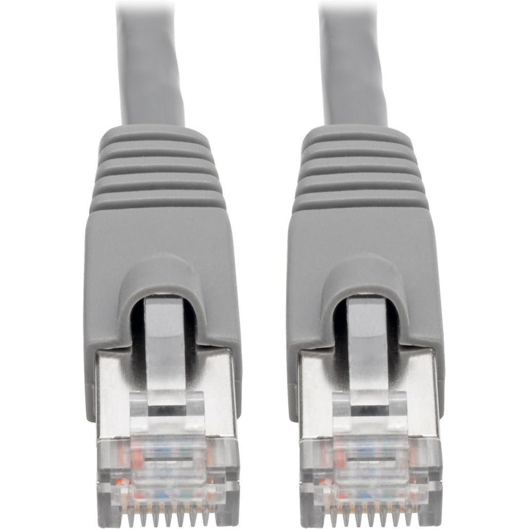 Tripp Lite N262-010-GY Cat.6a STP Patch Network Cable, 10G, 1 ft, Gray