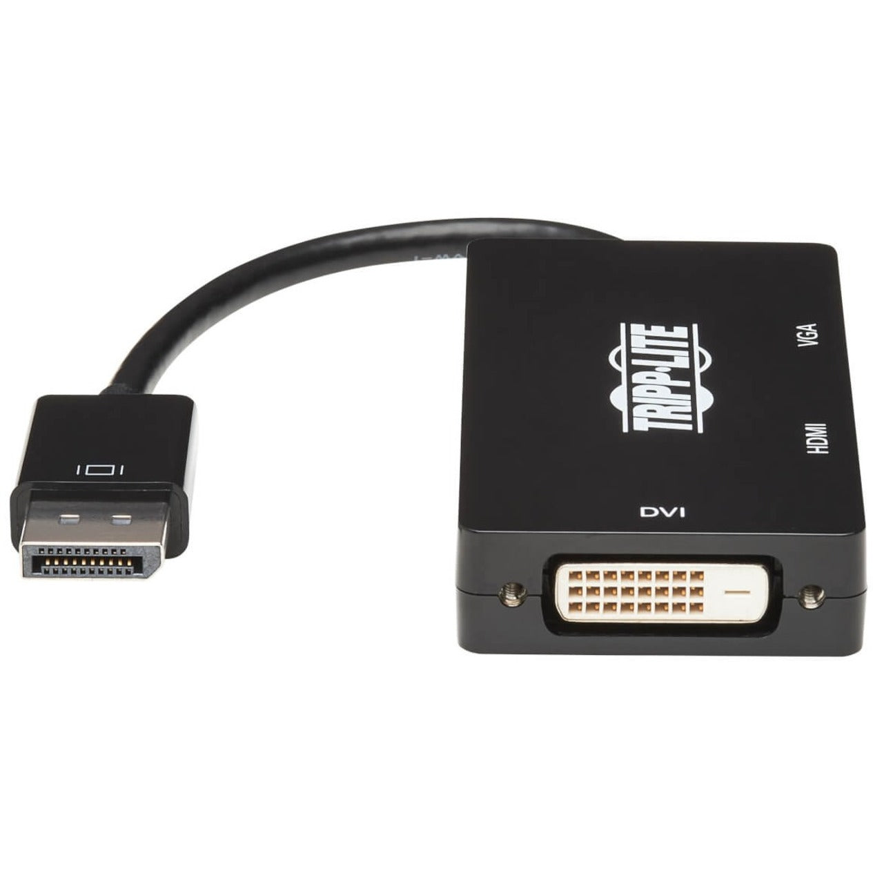 Tripp Lite P136-06N-HDV4K6 DVI/DisplayPort/HDMI/VGA A/V Cable, 6" - Connect Your Devices with Ease