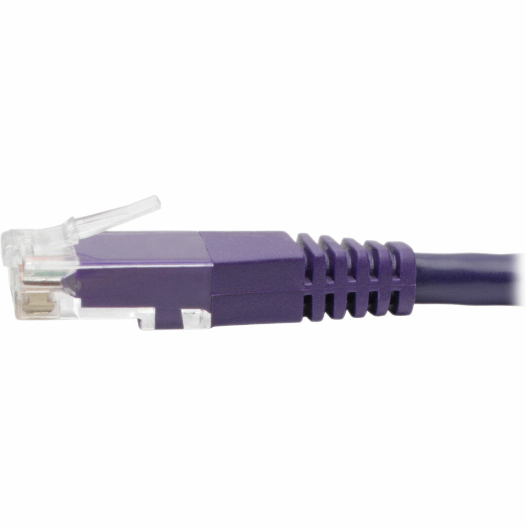 Tripp Lite N200-020-PU Premium RJ-45 Patch Network Cable, 20 ft, 1 Gbit/s Data Transfer Rate, Purple