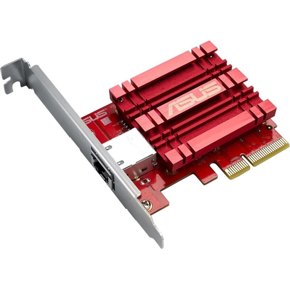 Asus XG-C100C 10Gigabit Ethernet Card, PCI Express, Twisted Pair, 10GBase-T