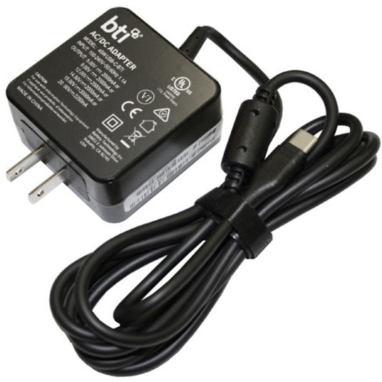 BTI AC Adapter, 45W, 5V DC Output - Compatible with HP Chromebooks