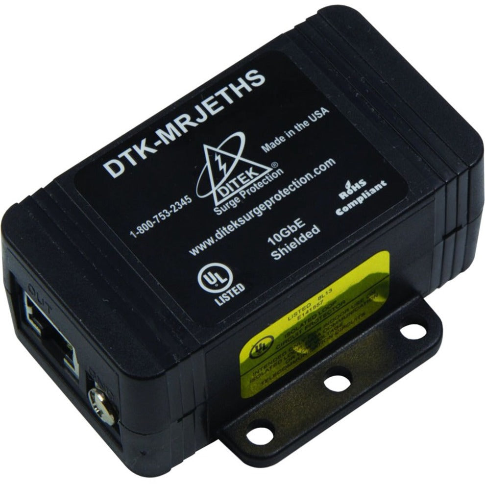 DITEK DTK-MRJETHS Surge Suppressor/Protector, 10 Year Warranty, TAA and NDAA Compliant, Made in USA, RoHS Certified