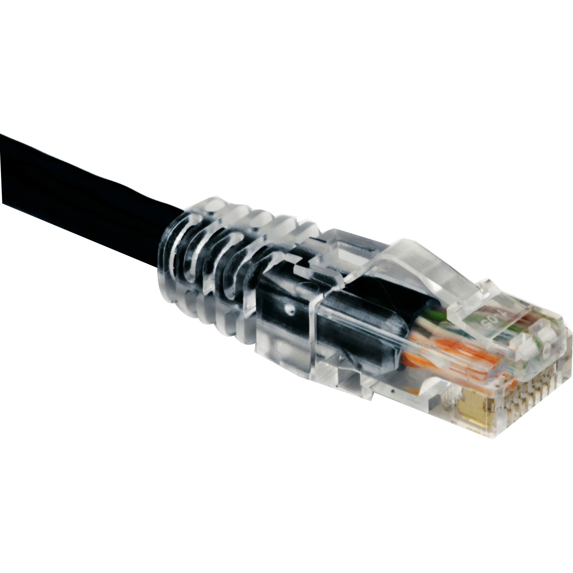 Weltron 90-C5ECB-BK-015 Cat.5e UTP Patch Network Cable, 15 ft, Stranded, Gold Plated Connectors