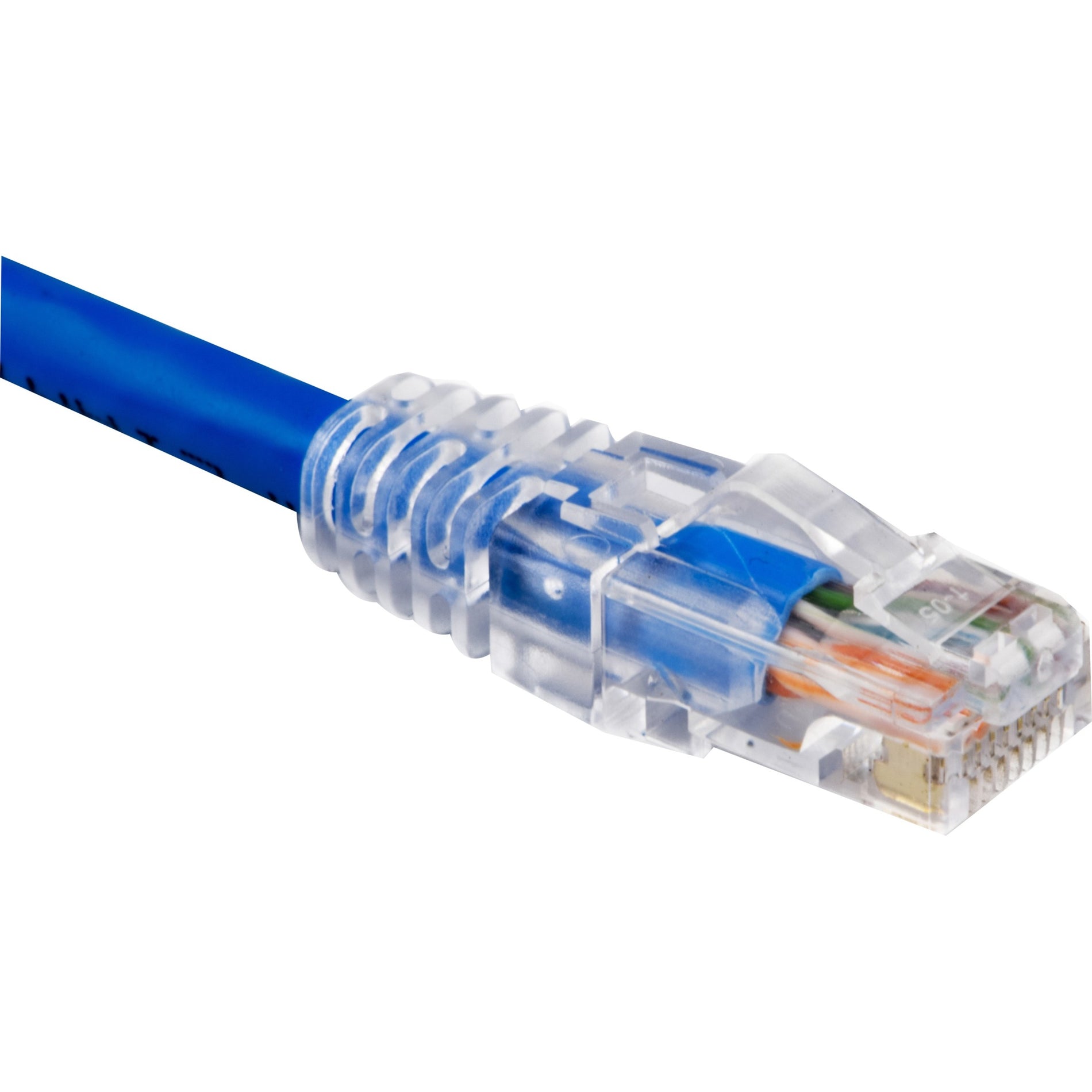 Weltron 90-C5ECB-BL-010 Cat.5e UTP Patch Network Cable, 10 ft, Stranded, Blue