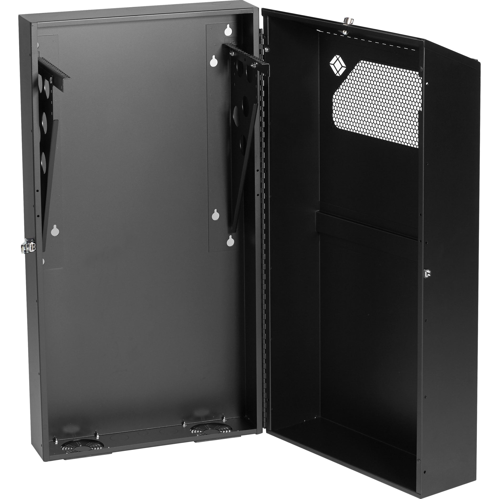 Black Box RMT353LA Low-Profile Vertical Wallmount Cabinet - 6U, 36"D Equipment, TAA Compliant, 1 Year Warranty