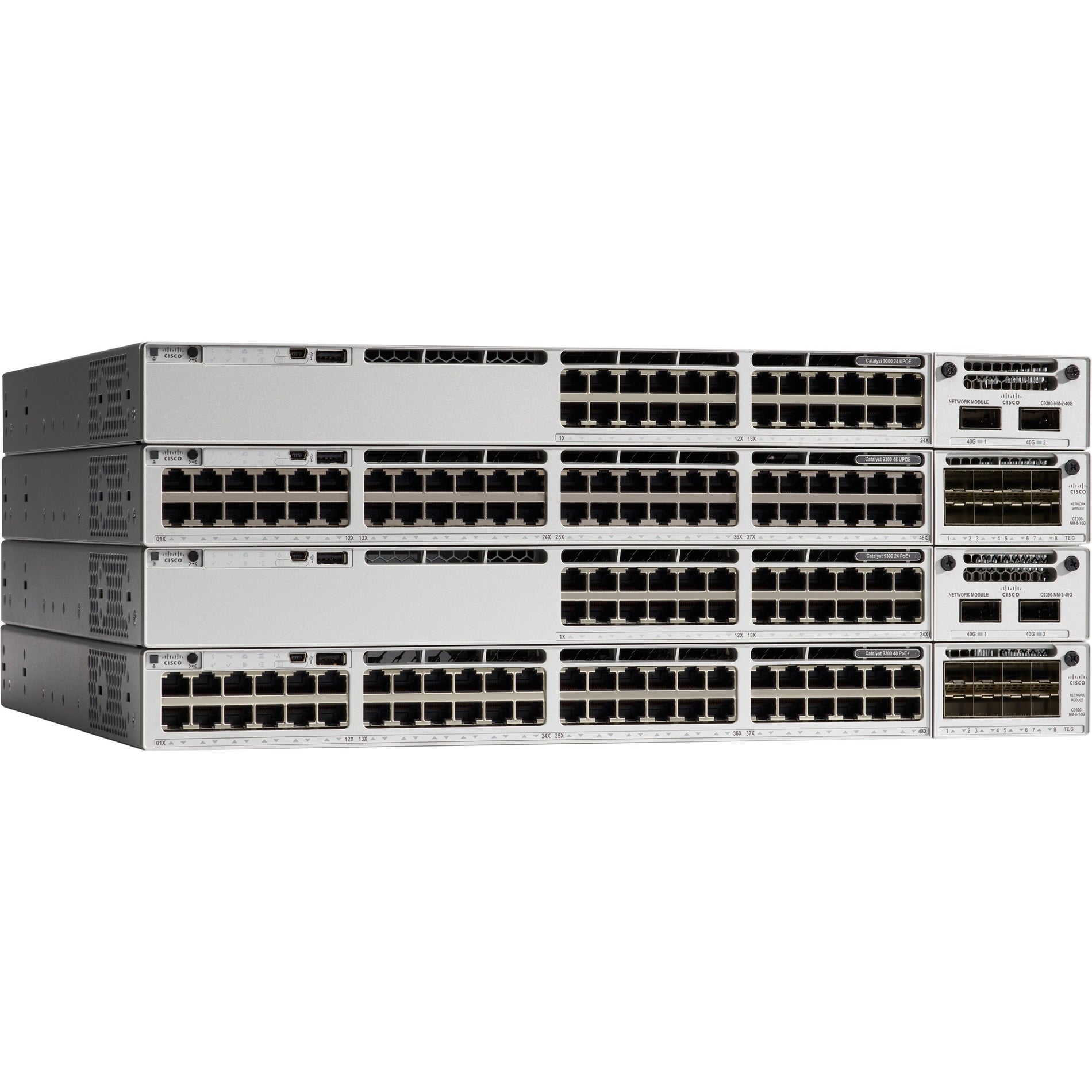Cisco C9300-24P-E Catalyst 9300 24-port PoE+ Ethernet Switch, Network Essentials