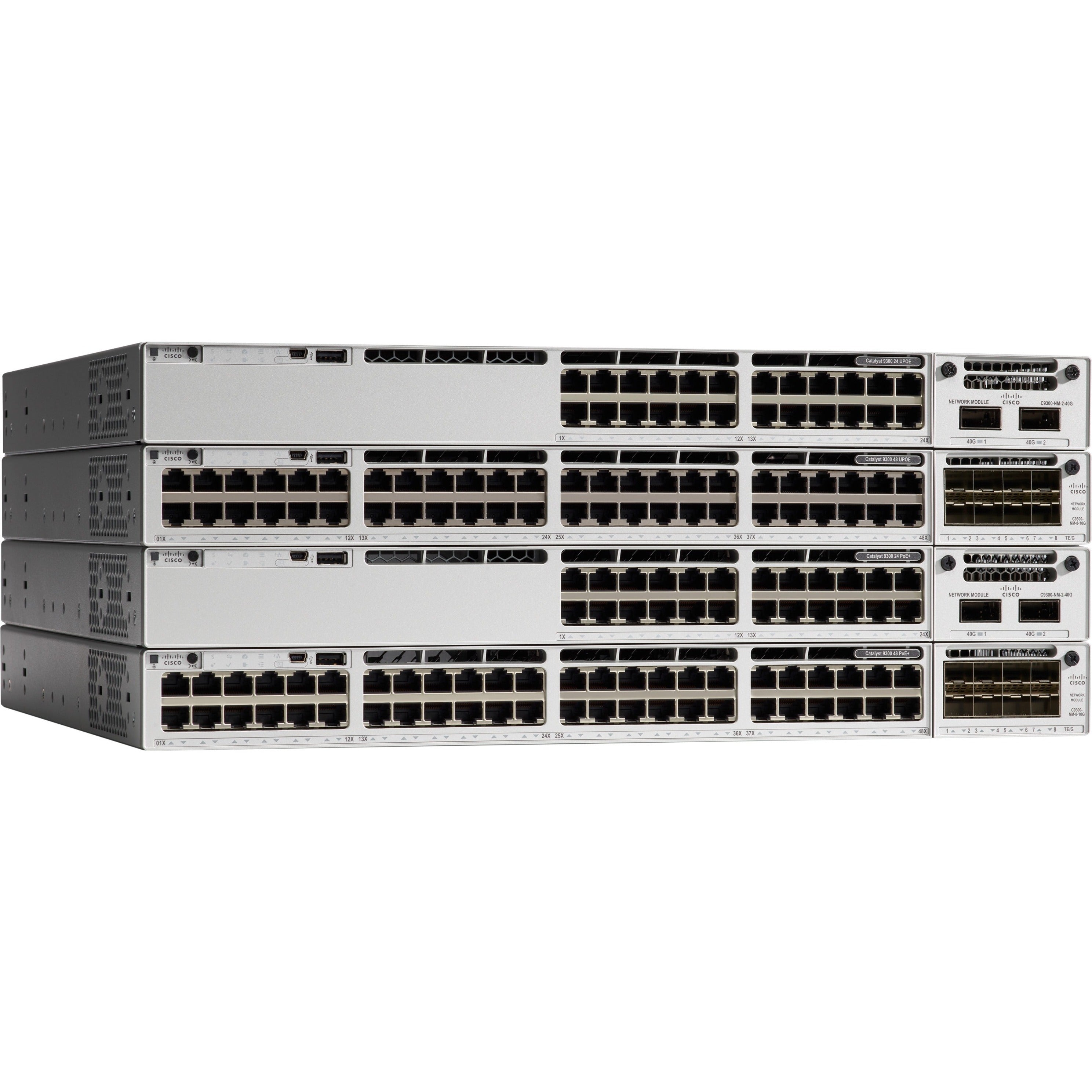 Cisco C9300-24T-E Catalyst 9300 24-port data only, Network Essentials Ethernet Switch