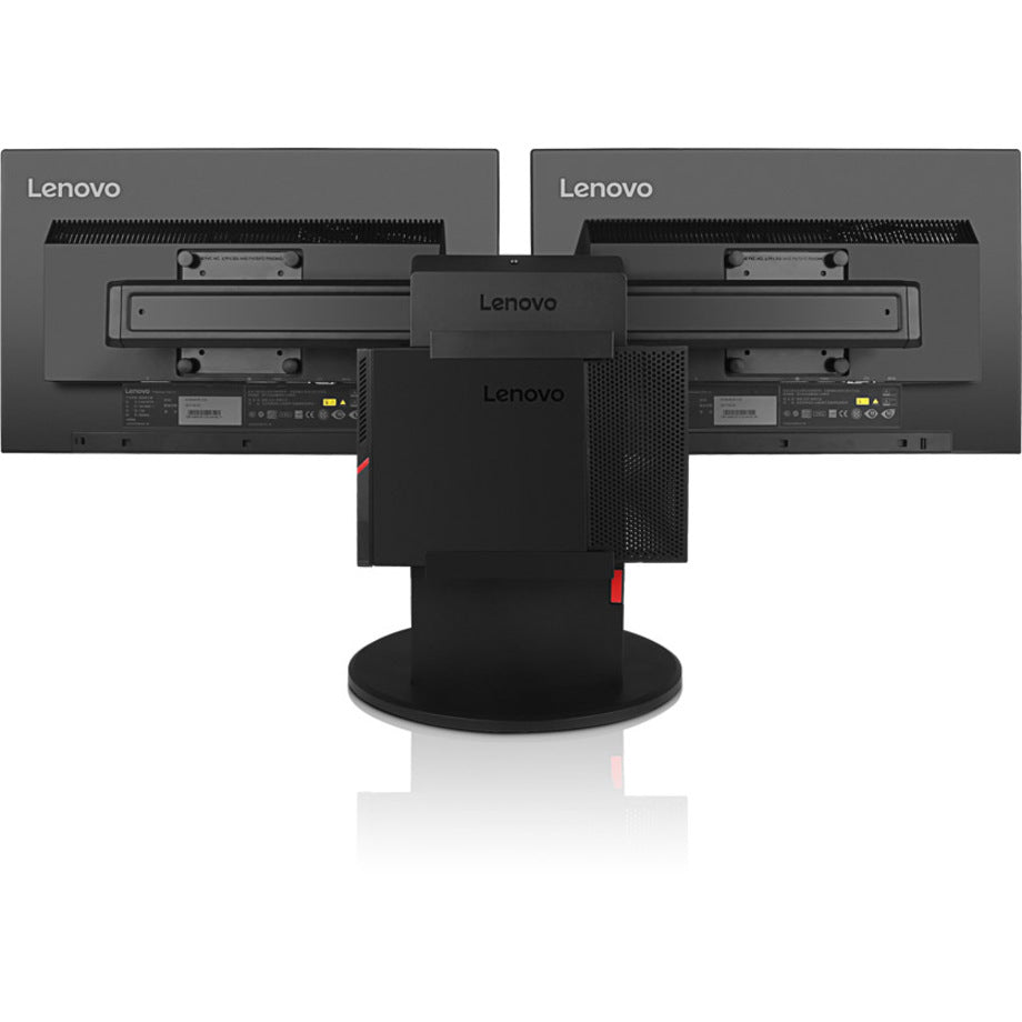 Lenovo 4XF0L72016 ThinkCentre Tiny In One Dual Monitor Stand, Ergonomic Design for Improved Productivity
