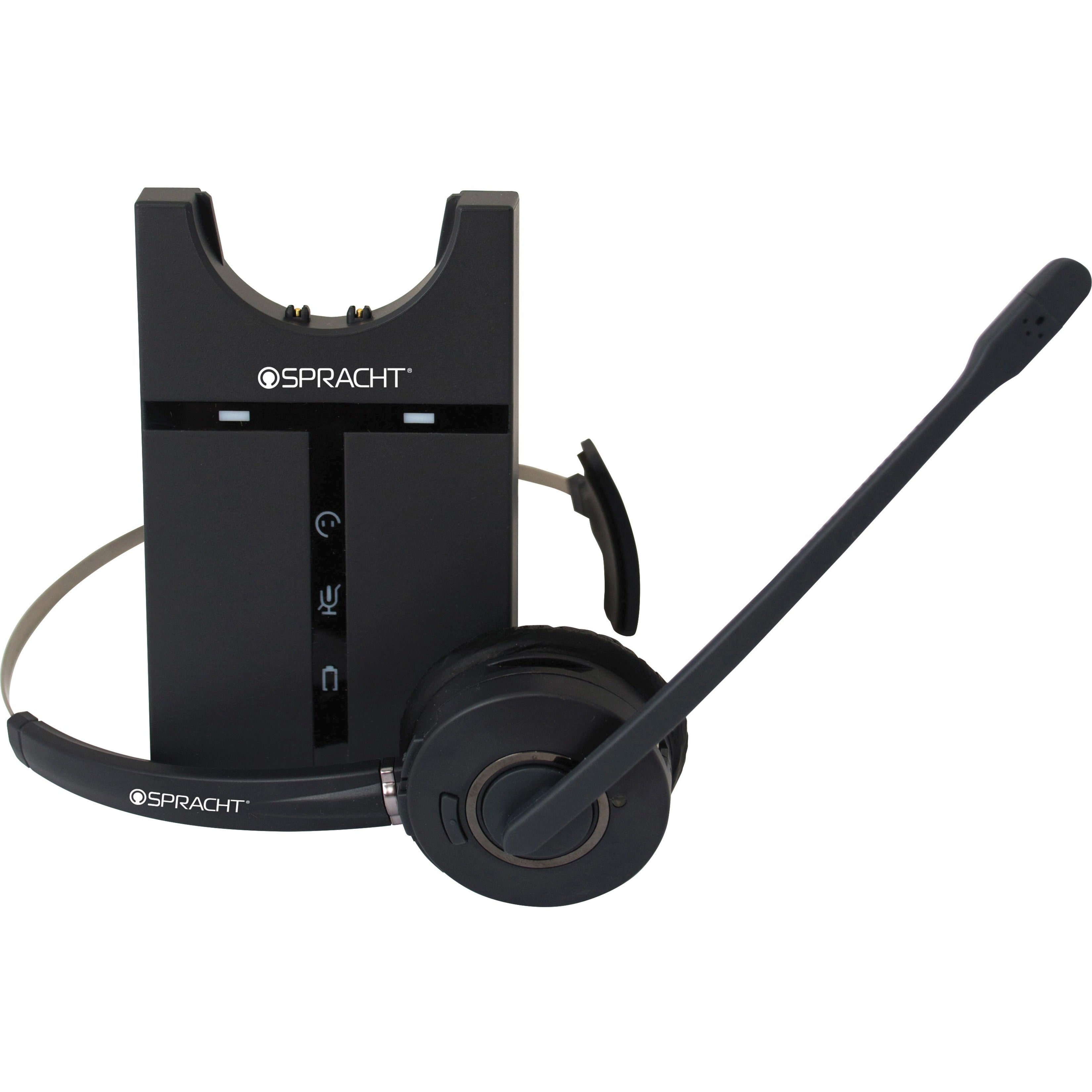 Spracht HS-3010 ZUM Maestro USB Headset, Mono Wireless Headset with Noise Canceling, 1 Year Warranty