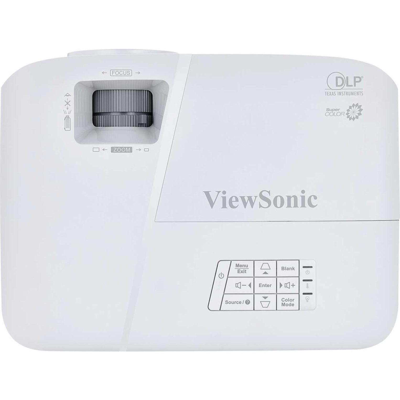 ViewSonic PA503W WXGA DLP Projector, 3600 Lumens, HDMI, VGA, USB, 3D Ready
