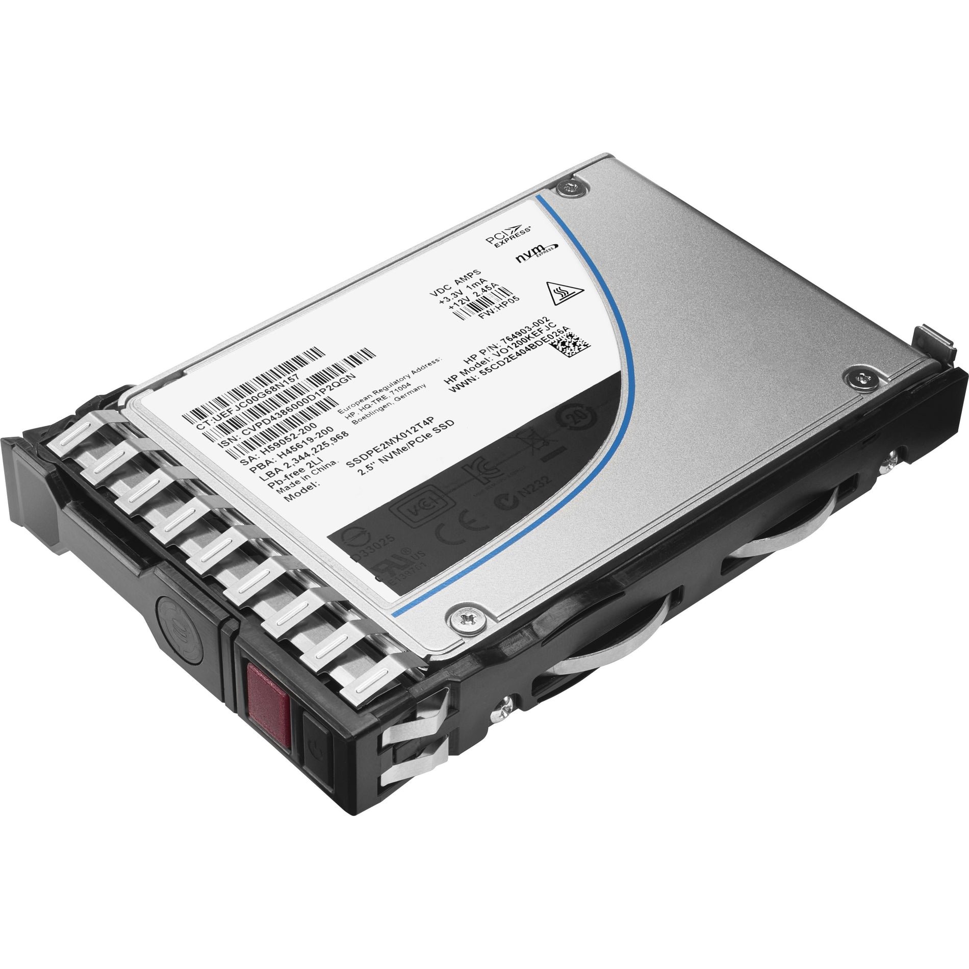 HPE 875478-B21 Solid State Drive with SMART Carrier, 1.92 TB SATA/600 Internal