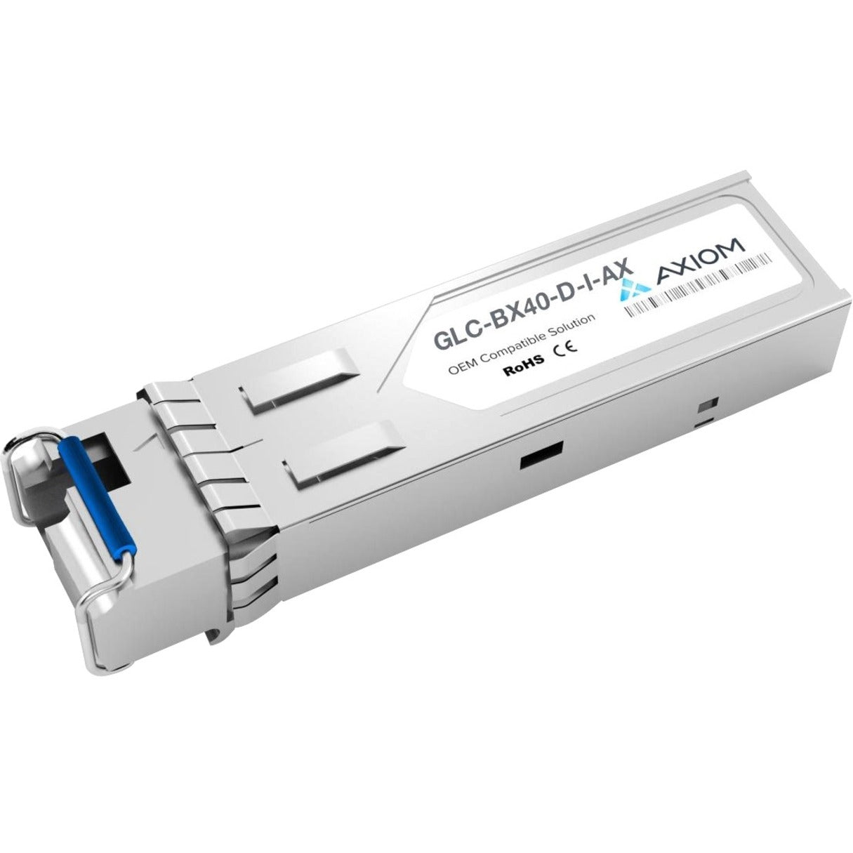 Axiom GLC-BX40-D-I-AX 1000BASE-BX40-D SFP Transceiver for Cisco, Gigabit Ethernet, Single-mode, Optical Fiber