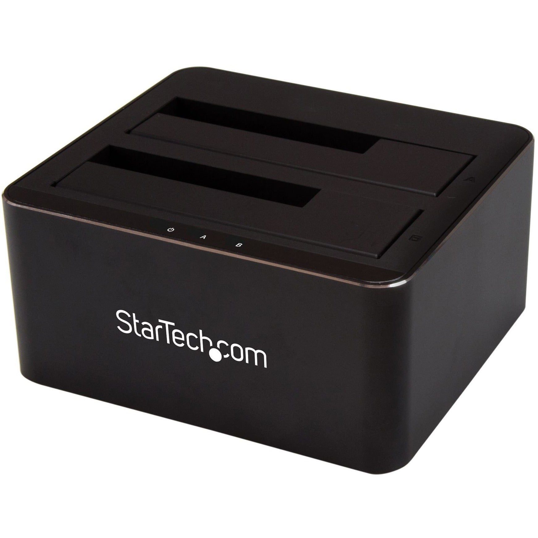 StarTech.com SDOCK2U33V Dual-Bay SATA HDD Docking Station for 2 x 2.5/3.5" SATA SSDs/HDDs - USB 3.0, Easy Data Transfer and Backup