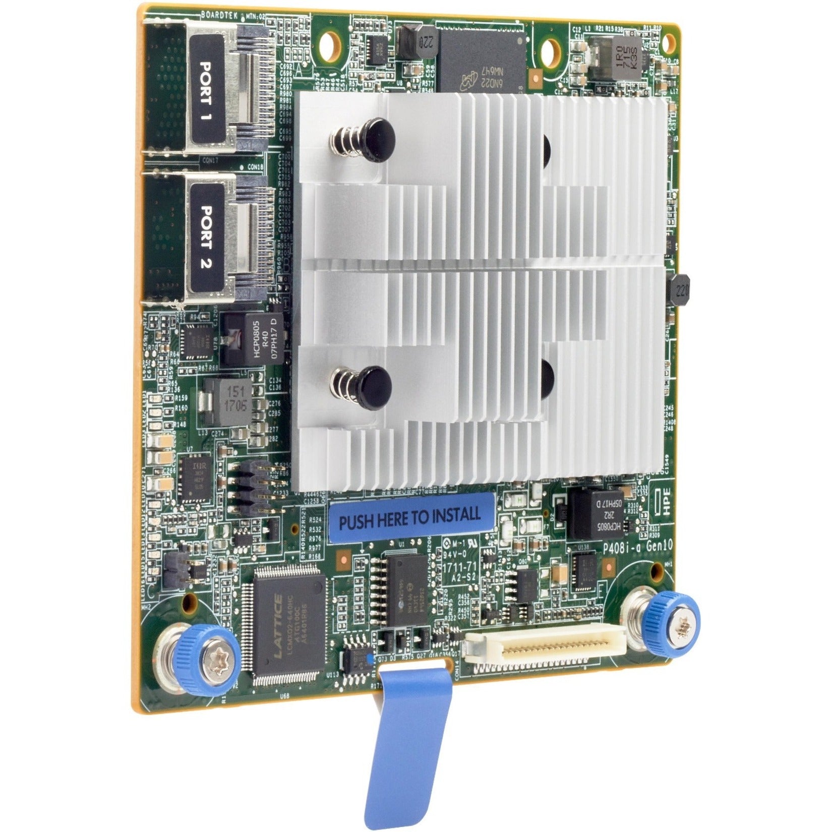 HPE 804331-B21 Smart Array P408i-a SR Gen10 Controller, 2GB Cache Memory, 12Gb/s SAS, PCI Express 3.0 x8