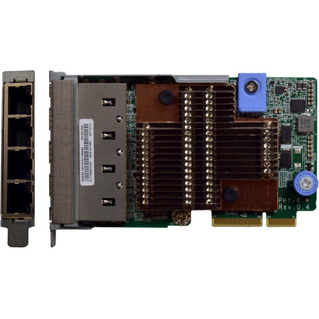 Lenovo 7ZT7A00549 ThinkSystem 10Gb 4-port Base-T LOM, High-Speed Ethernet Connectivity for Servers