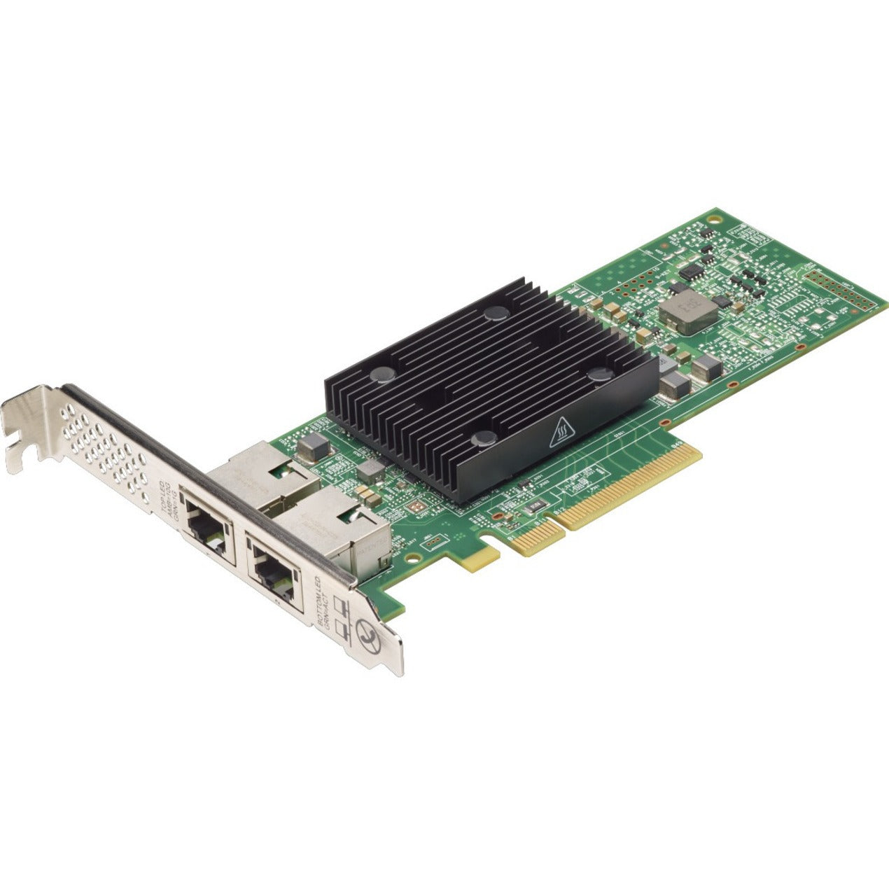 Lenovo 7ZT7A00496 ThinkSystem Broadcom NX-E PCIe 10Gb 2-Port Base-T Ethernet Adapter, 10Gigabit Ethernet Card