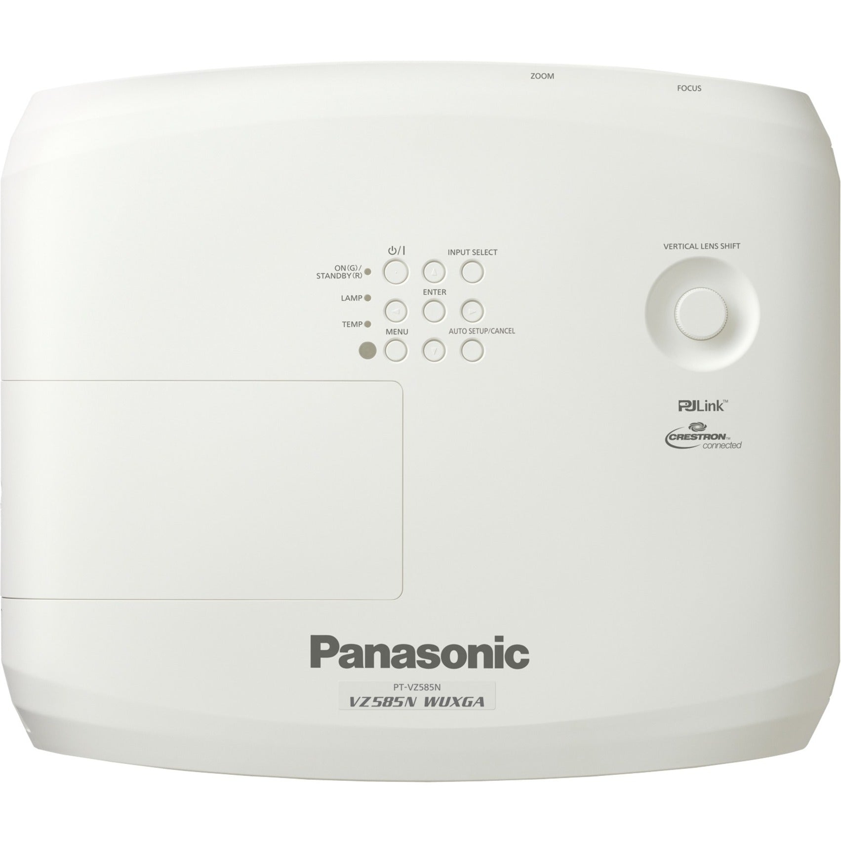 Panasonic PT-VZ585NU PT-VZ585N LCD Projector, WUXGA, 5000 lm, 16:10, Wireless LAN