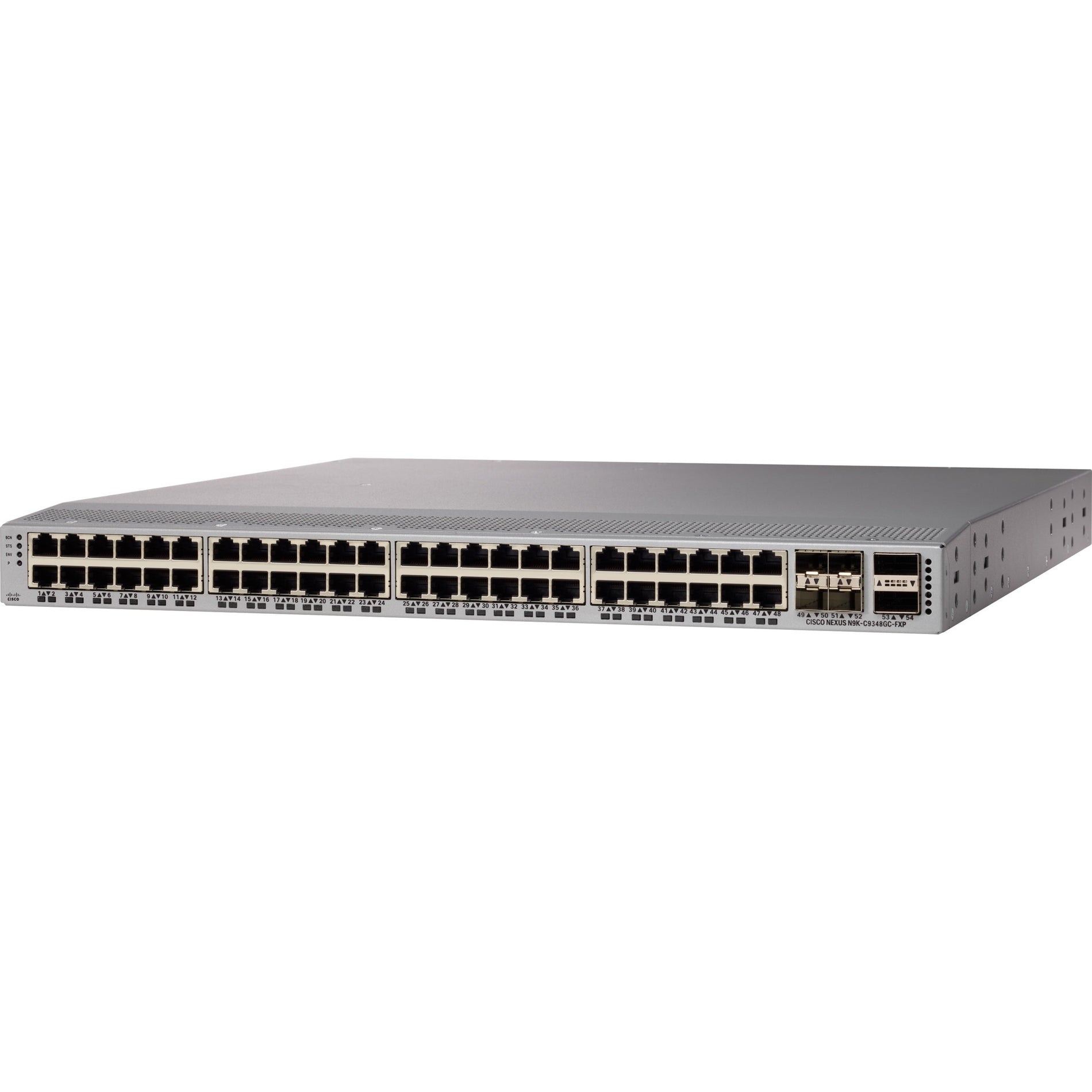 Cisco N9K-C9348GC-FXP Nexus 9348GC-FXP Ethernet Switch, 48 Ports, 100G/25G/1G, Rack-mountable