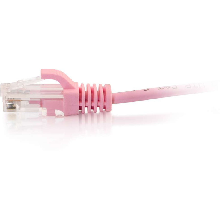 C2G 01191 3ft Cat6 Snagless Ethernet Patch Cable - Pink, Slim Design, Lifetime Warranty