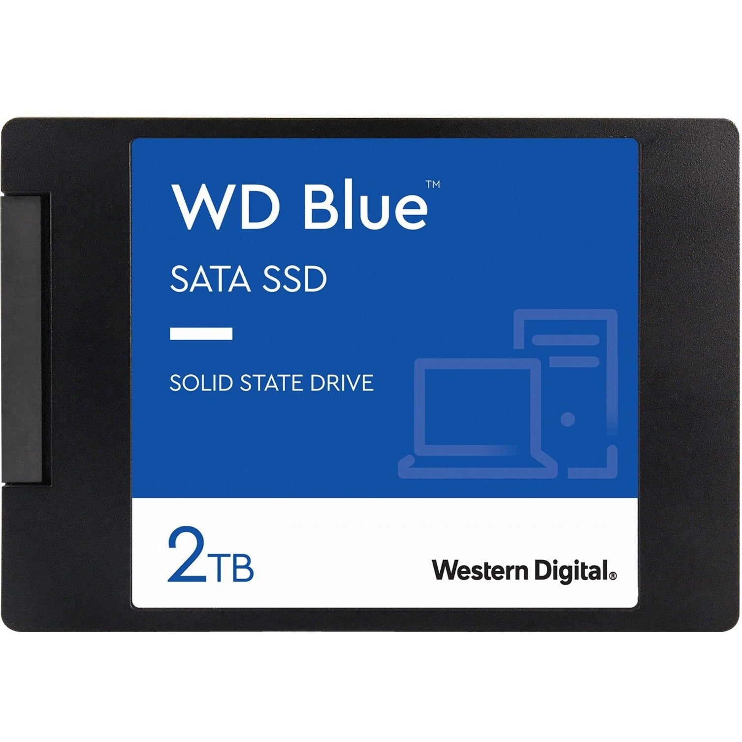 Western Digital WDS200T2B0A Blue 3D NAND SATA SSD Internal Storage, 2TB