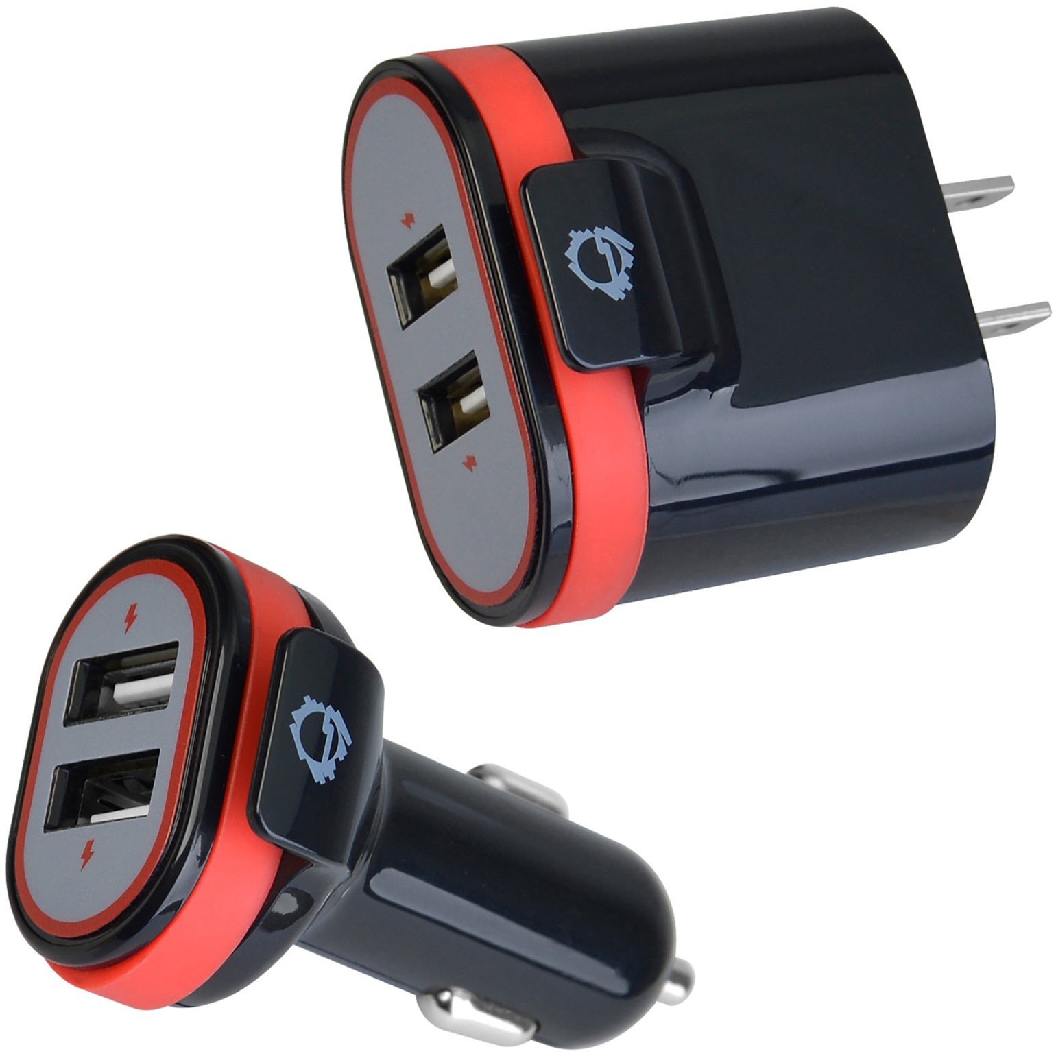 SIIG AC-PW1A12-S1 Fast Charging USB Wall Charger & Car Charger Bundle Pack - Black, 3.4A Output, 1 Year Warranty