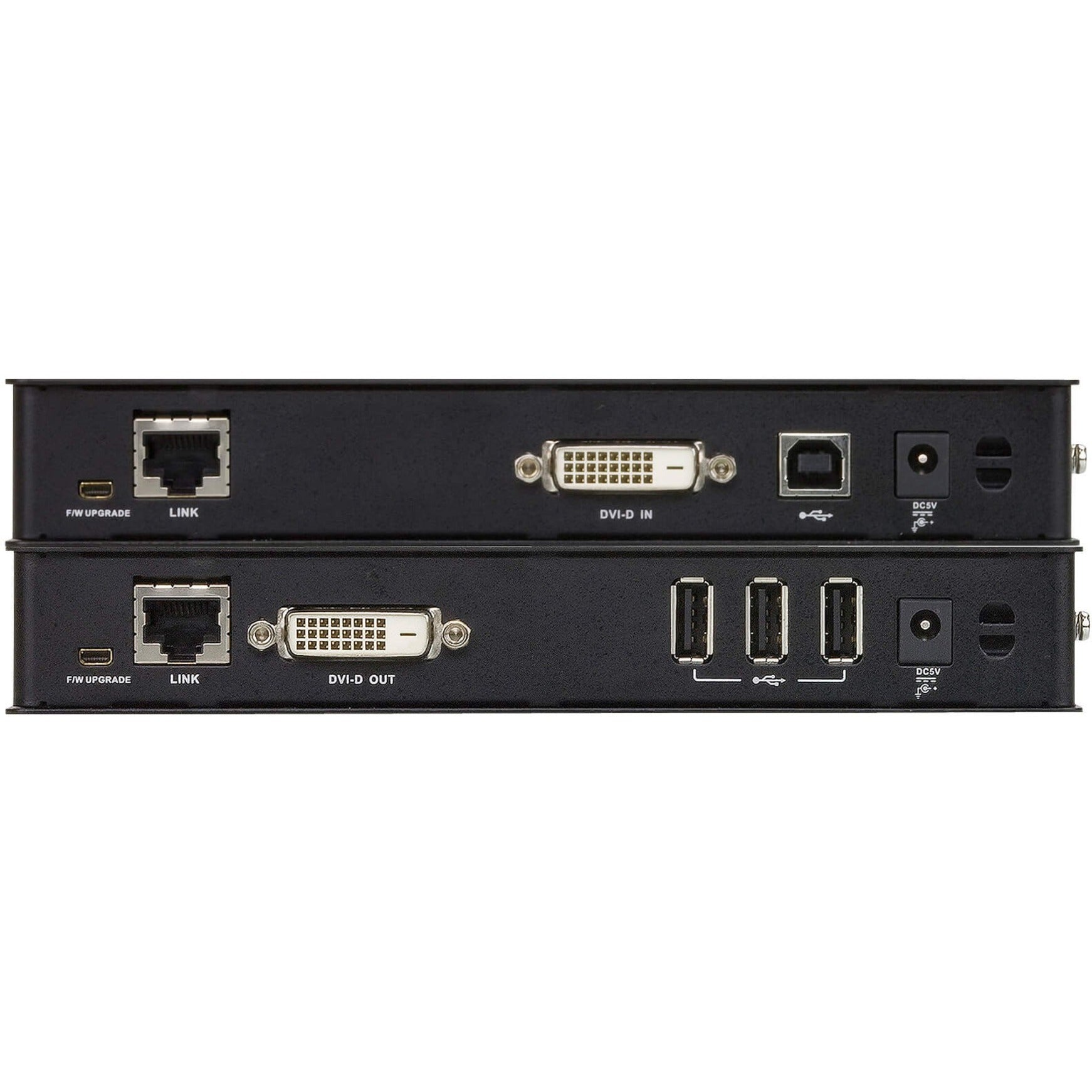 ATEN CE610A DVI HDBaseT KVM Extender with ExtremeUSB, Maximum Video Resolution 1920 x 1200, 328.08 ft Operating Distance