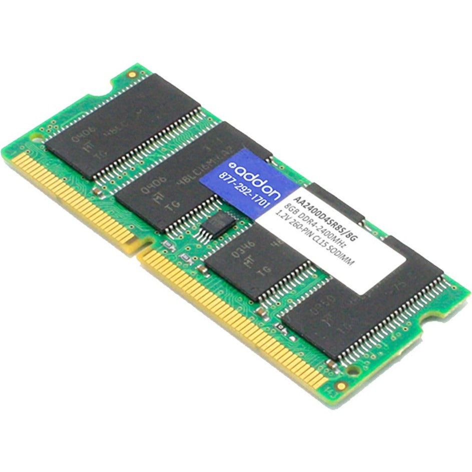 AddOn AA2400D4SR8S/8G 8GB DDR4 SDRAM Memory Module, Lifetime Warranty, United States Origin