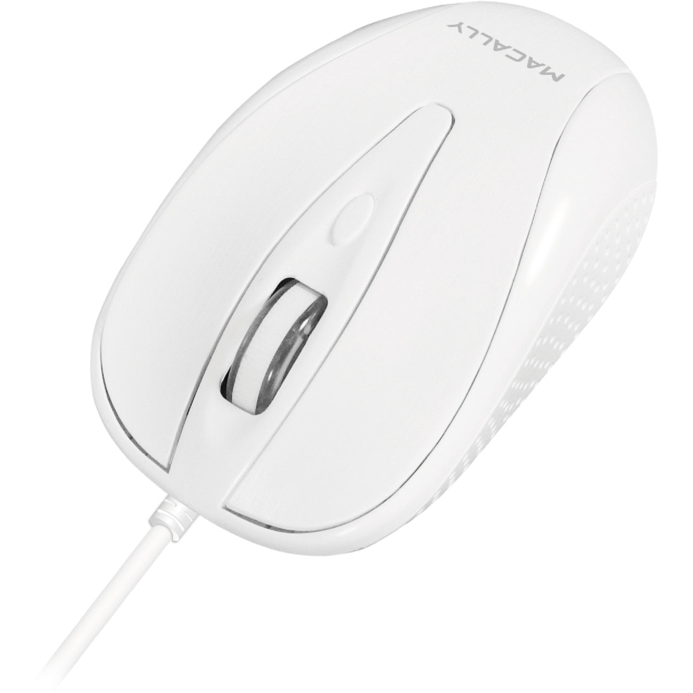 Macally TURBO 3 Button Optical USB Wired Mouse for Mac and PC, Ergonomic Fit, 1000 dpi, Scroll Wheel