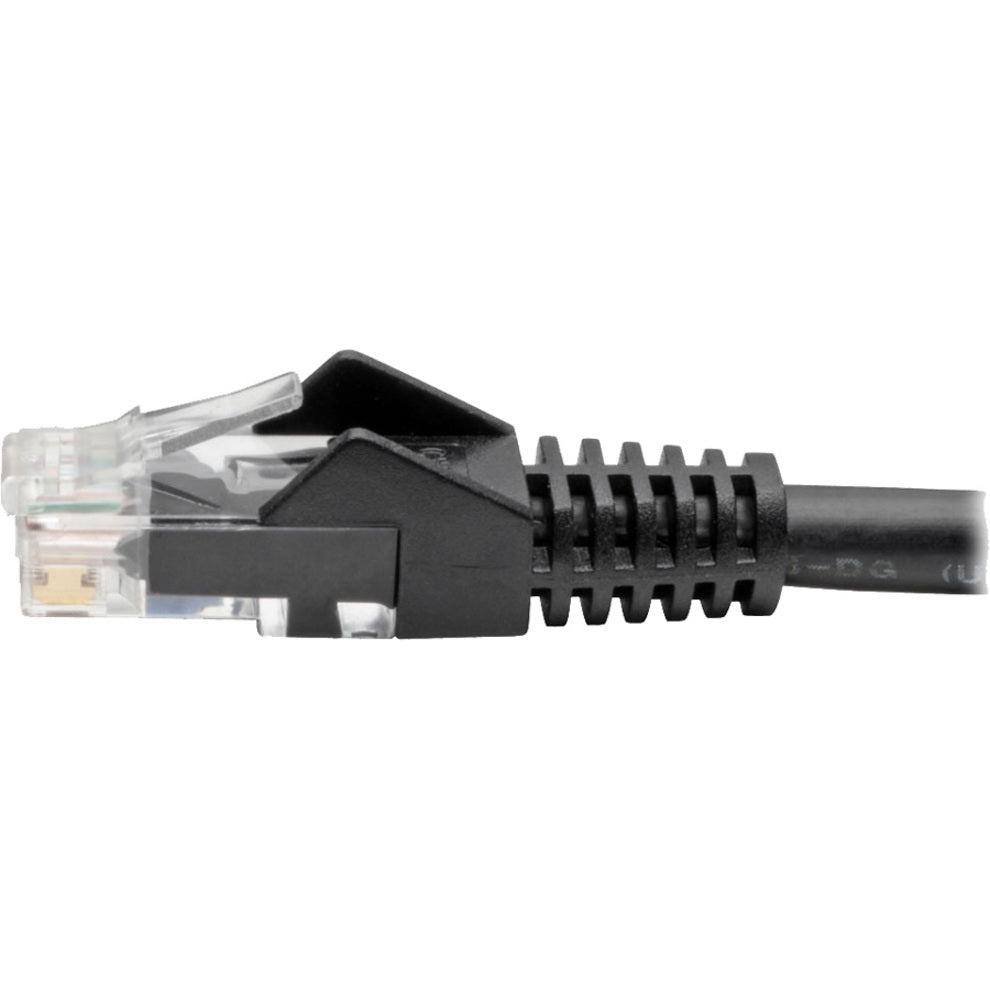 Tripp Lite N201-06N-BK Cat.6 UTP Patch Network Cable, 6", 10 Gbit/s, Snagless Molded