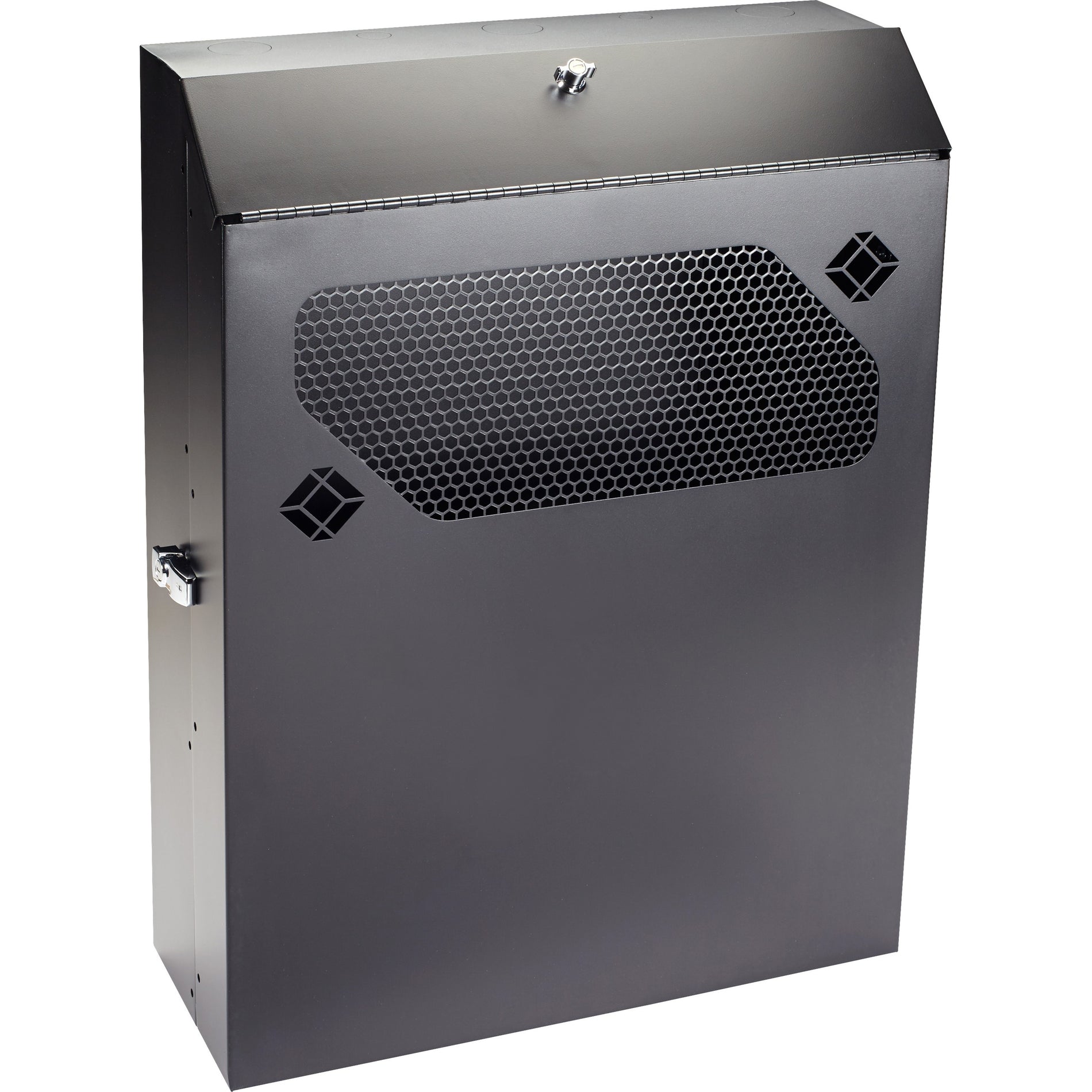 Black Box RMT352LA Low-Profile Vertical Wallmount Cabinet - 4U, 36"D Equipment, TAA Compliant, Taiwan Origin