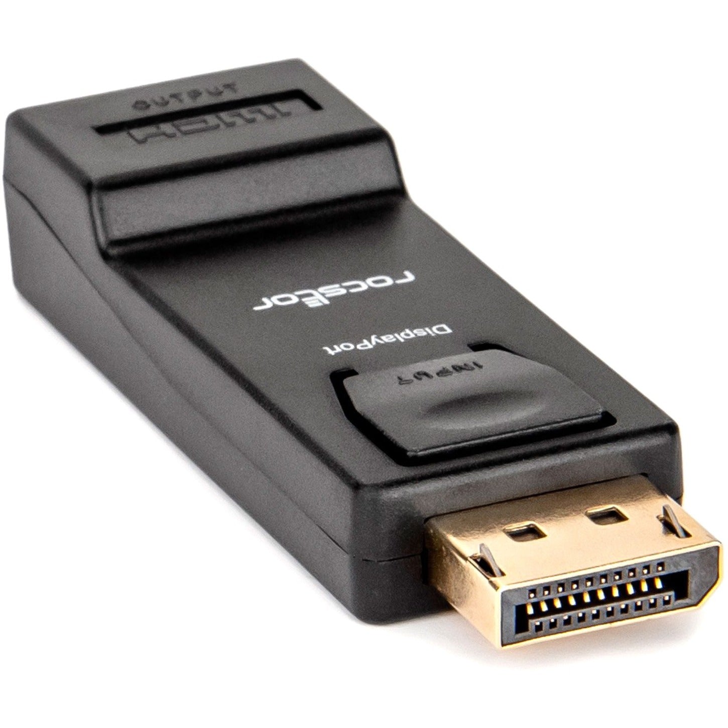 Rocstor Y10A170-B1 Premium DisplayPort to HDMI Adapter M/F, Gold Plated Connectors, Black