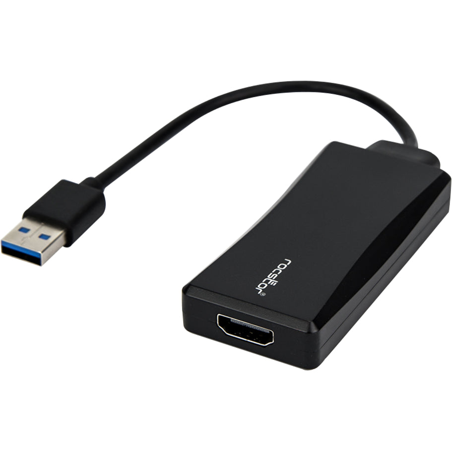 Rocstor Y10A177-B1 Premium Slim USB 3.0 to HDMI M/F Video Graphics Adapter - Connect Your PC to HDMI Display
