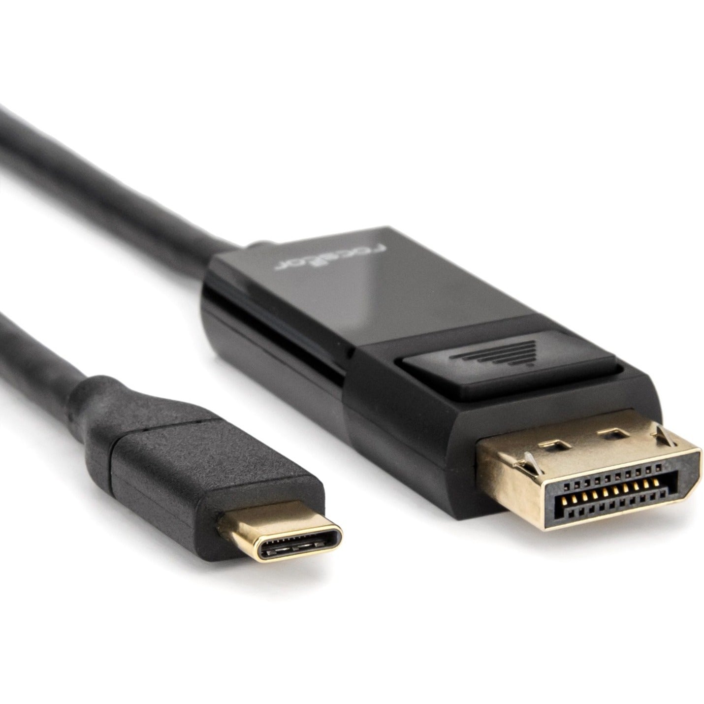 Rocstor Y10C167-B1 Premium USB-C&trade; to DisplayPort Cable - 6 ft (1.8m), 4K at 30Hz, Black