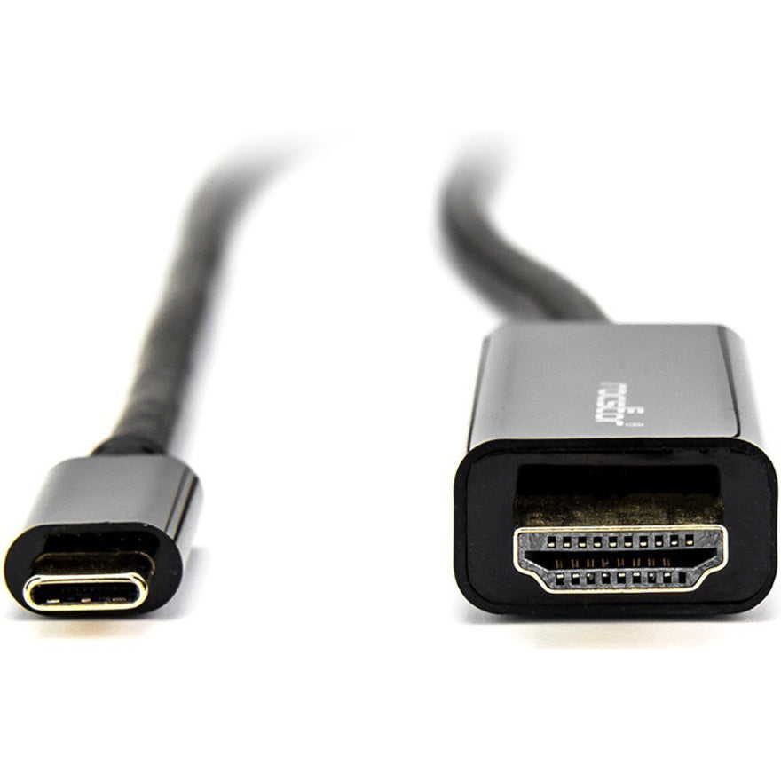 Rocstor Y10C166-B1 6ft USB-C to HDMI Cable, Supports 4Kx2K 60Hz, Black
