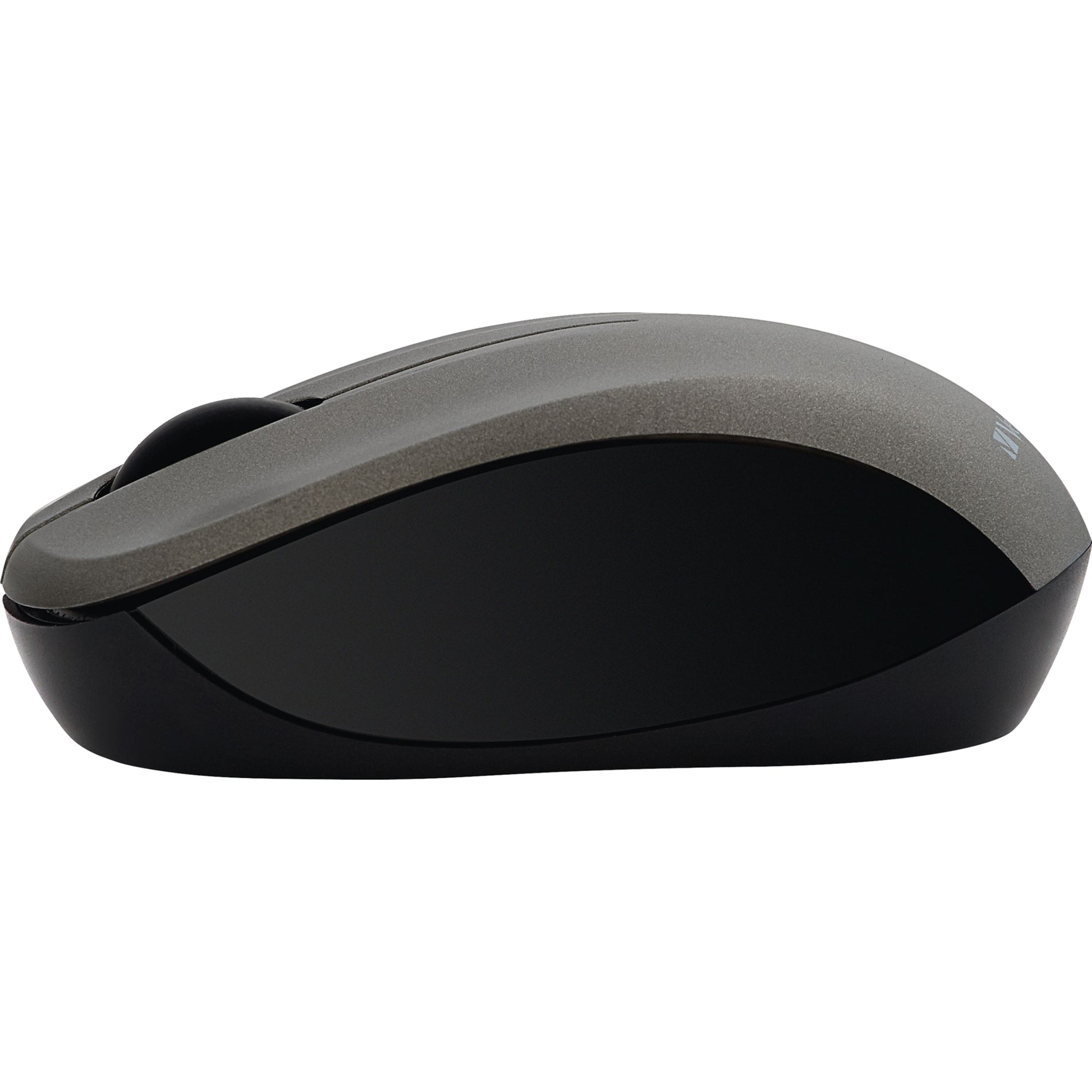 Verbatim 99769 Silent Wireless Blue LED Mouse - Graphite, Radio Frequency, USB Type A