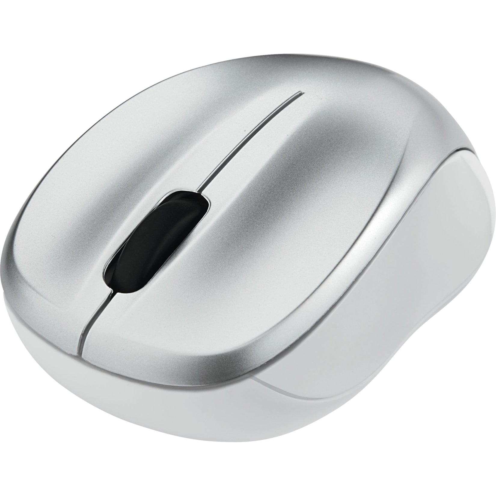 Verbatim 99777 Silent Wireless Blue LED Maus - Silber für PCs & Macs