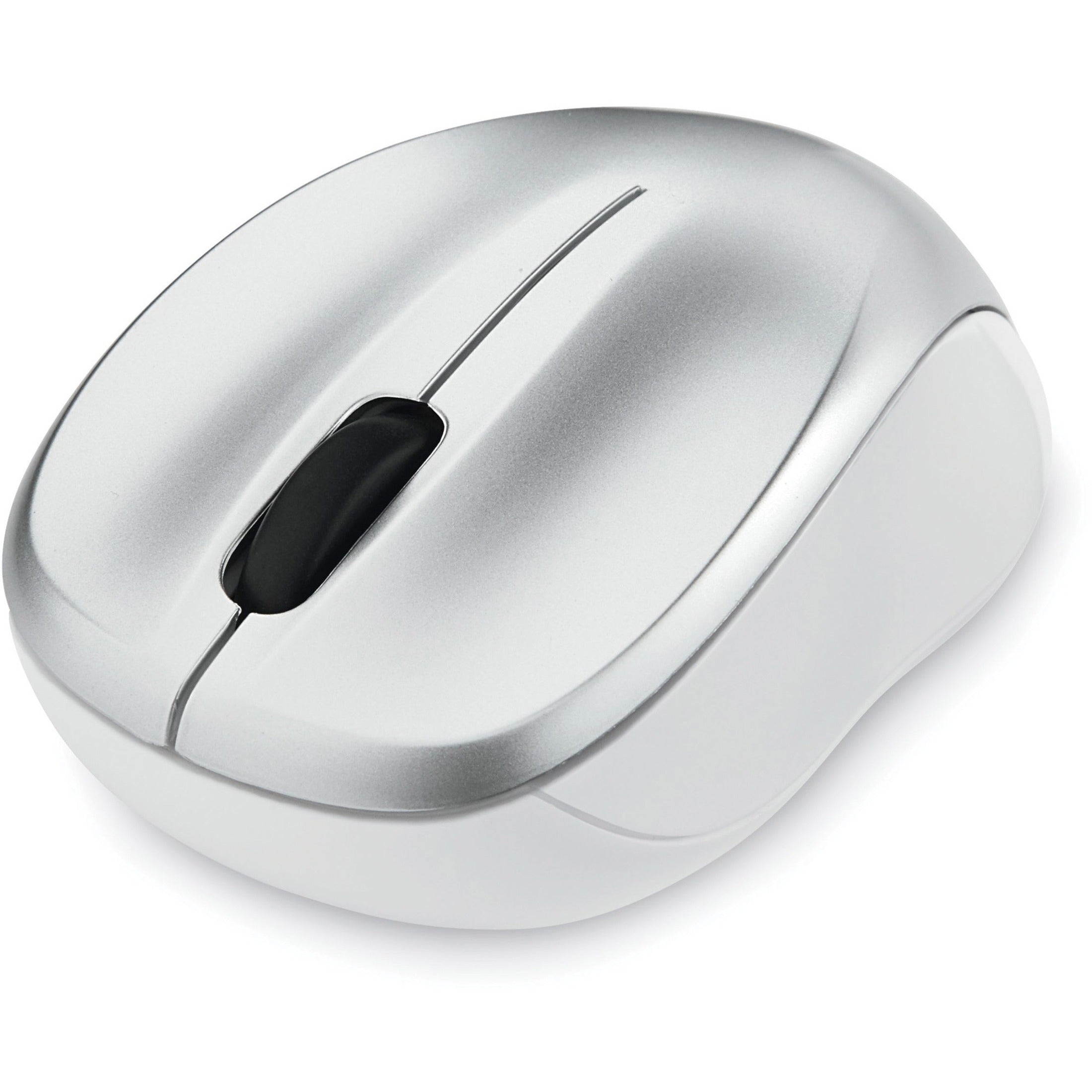 Verbatim 99777 Silent Wireless Blue LED Mouse - Silver, for PCs & Macs