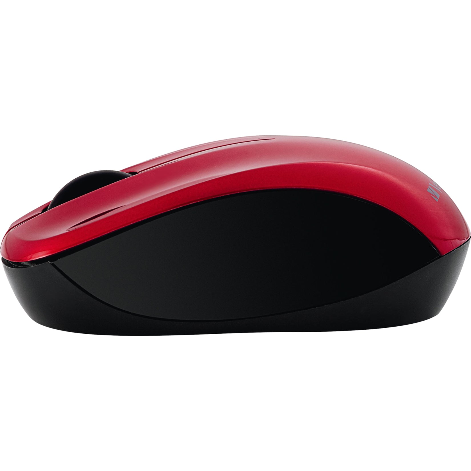 Verbatim 99780 Silent Wireless Blue LED Mouse, Red/Black, for PCs & Macs