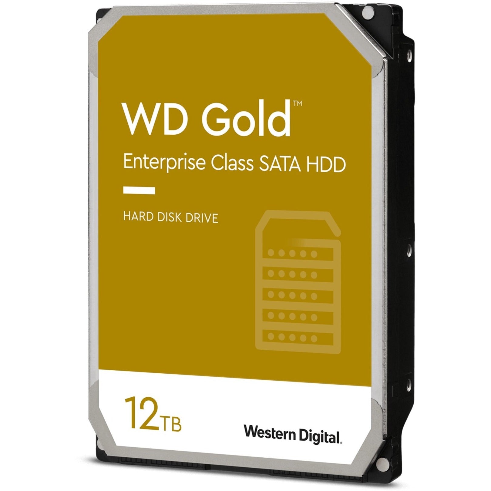 WD Gold 12TB Enterprise-class Hard Drive SATA 6 Gb/s 7200 RPM 256MB Cache 3.5-Inch Form Factor (WD121KRYZ) Main image