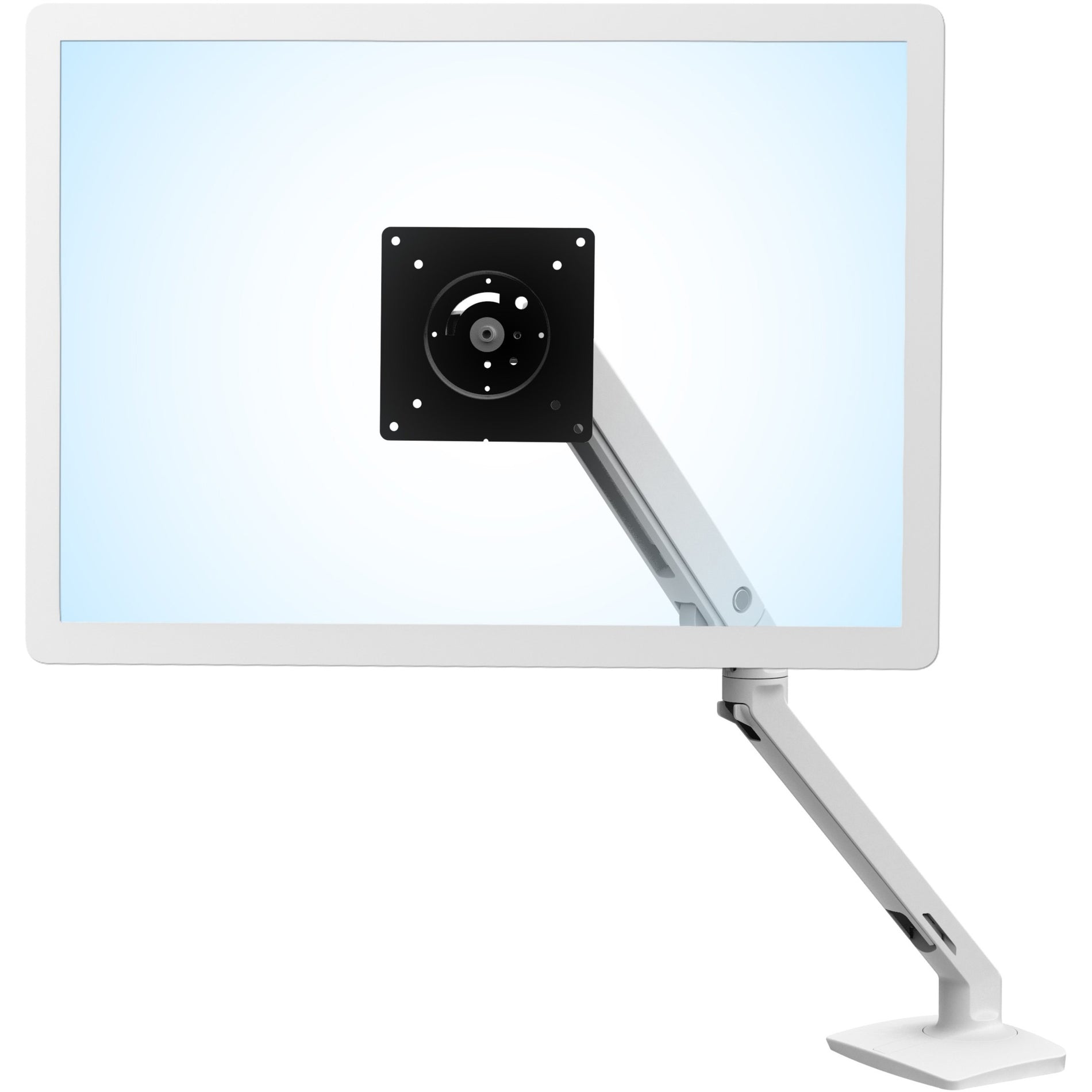 Ergotron 45-486-216 MXV Desk Monitor Arm (White) Mounting Arm for LCD Monitor, 20 lb Maximum Load Capacity