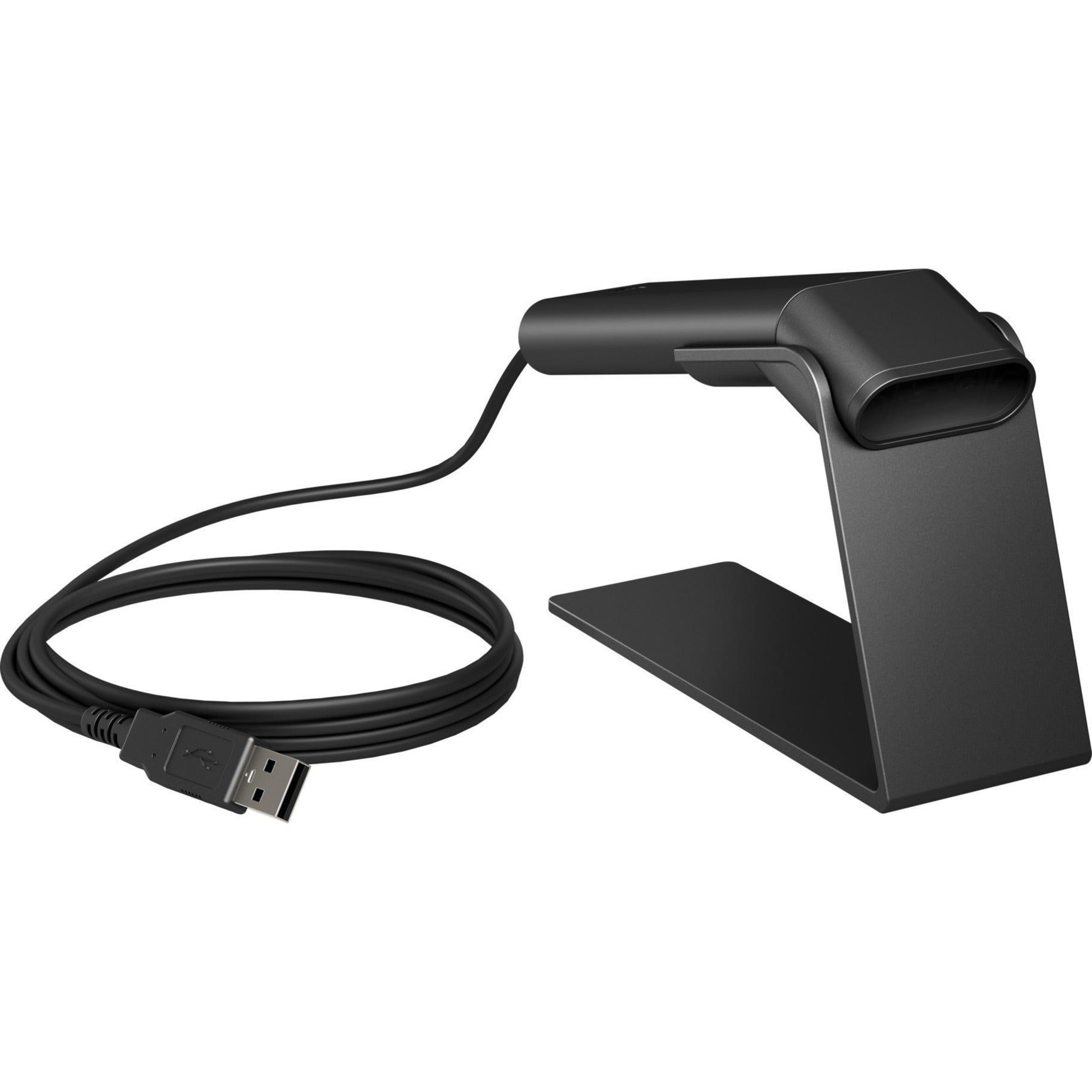 HP 1RL97AA ElitePOS 2D Barcode Scanner, USB, 30 scan/s, Handheld, Ebony Black