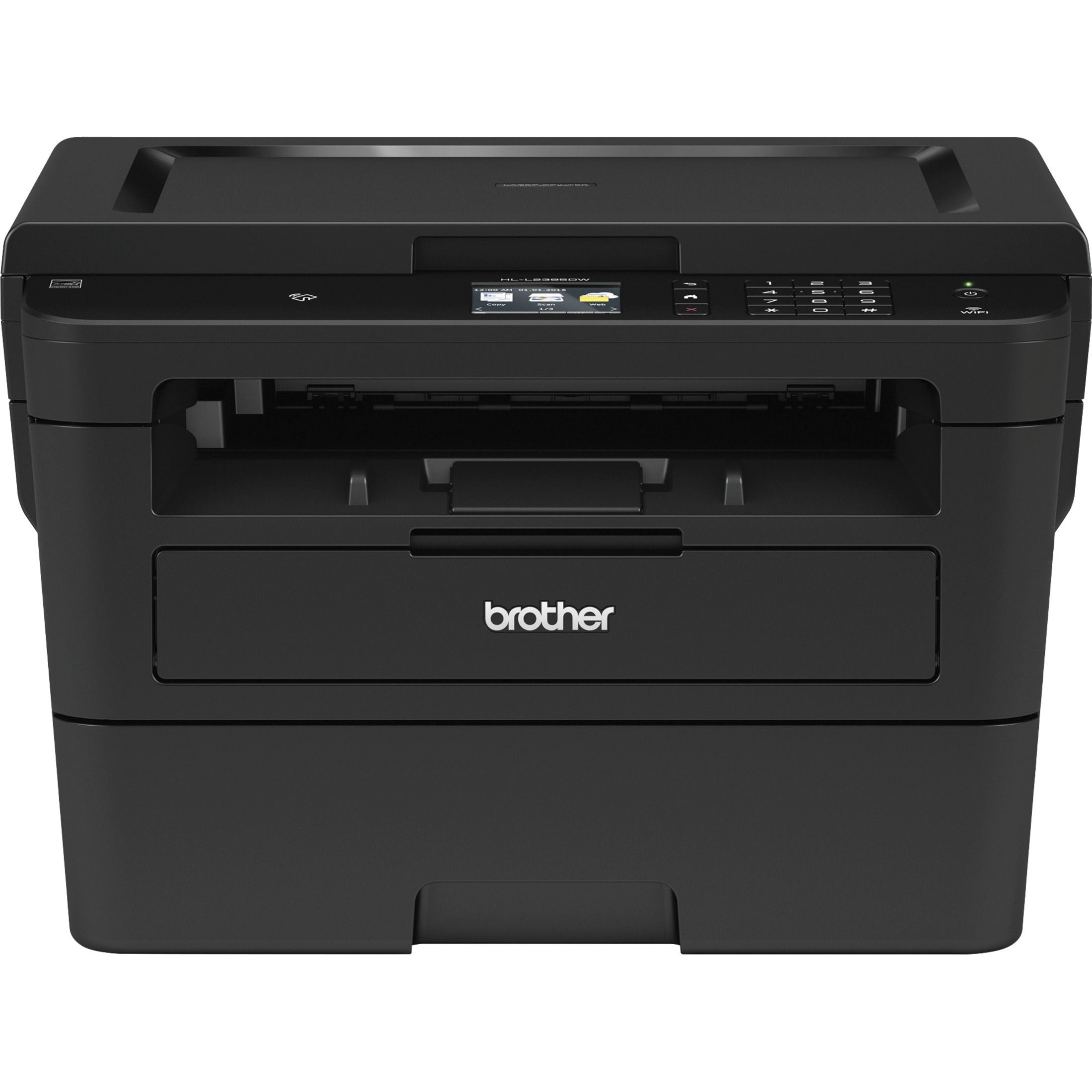 Brother HL-L2395DW Monochrome Laser Printer, 2.7 Color Touchscreen, 36 ppm