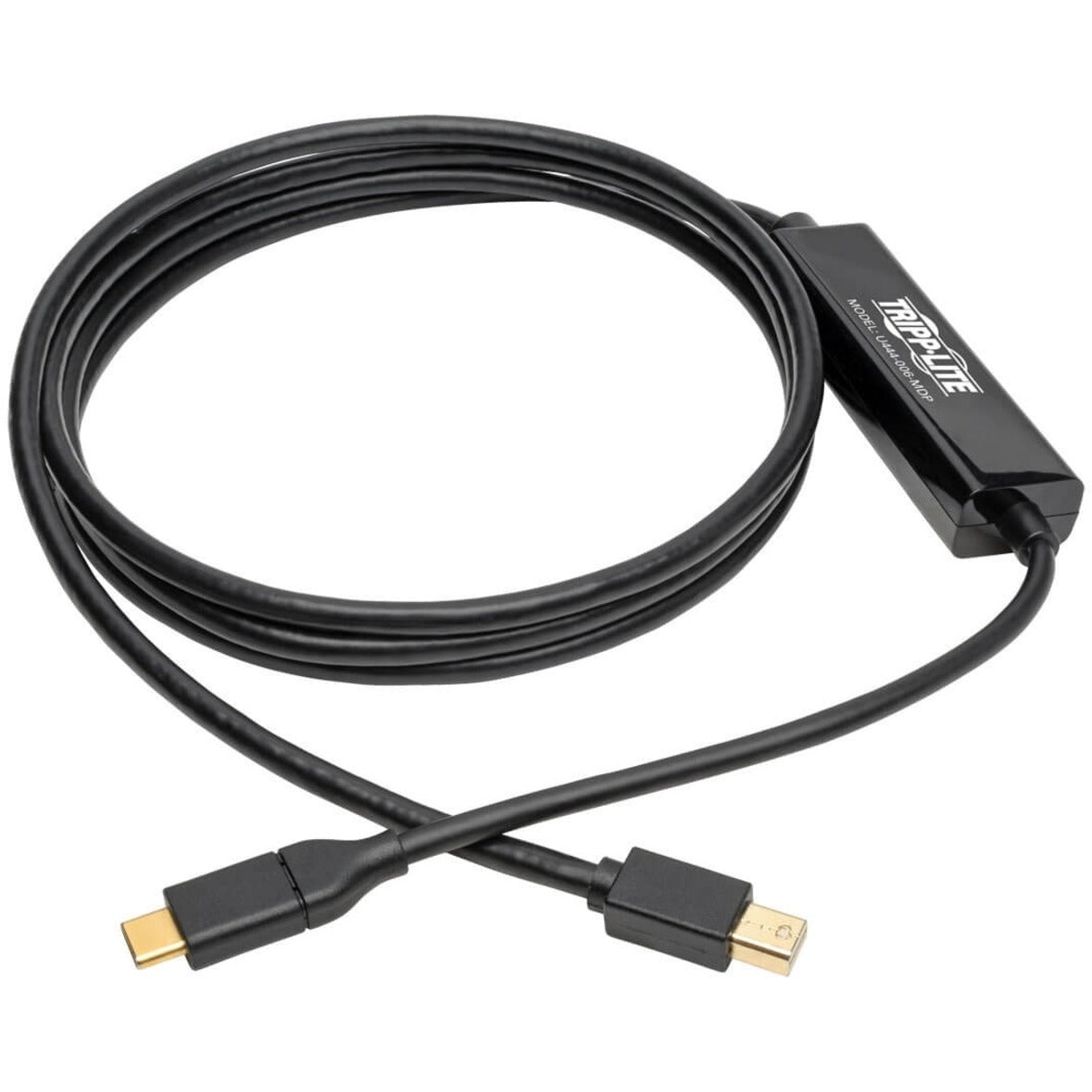 Tripp Lite U444-006-MDP Mini DisplayPort/USB Audio/Video Cable, 6 ft, Reversible, EMI/RF Protection, Strain Relief