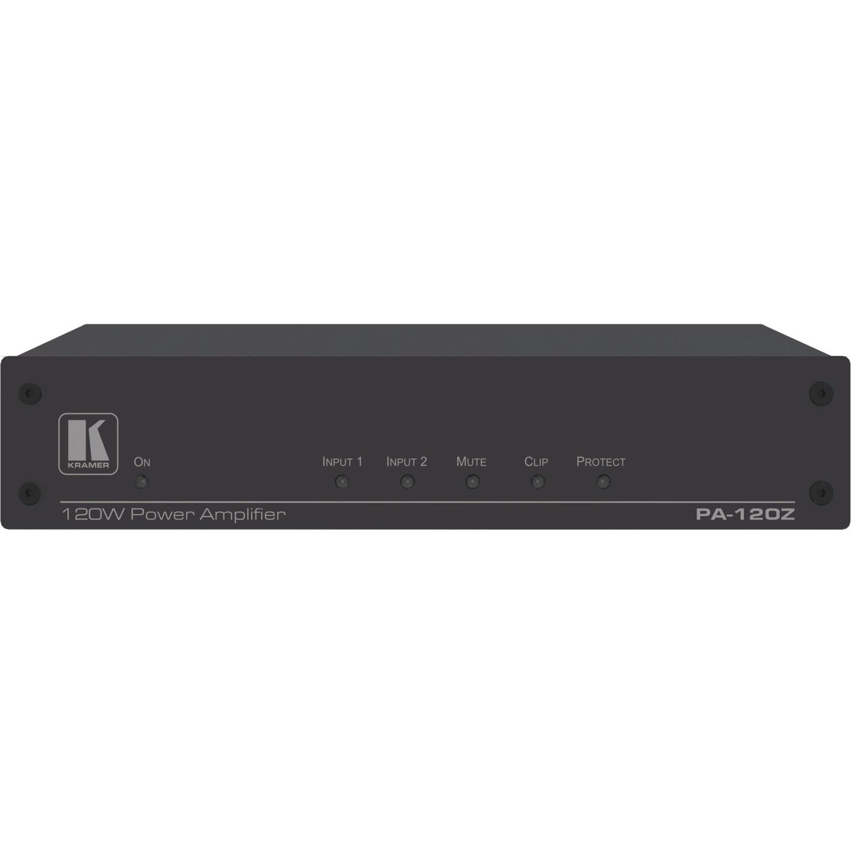 Kramer PA-120Z Power Amplifier (1x120W @70V/100V & 2x60W @8Ω), 120W RMS, 2 Channel