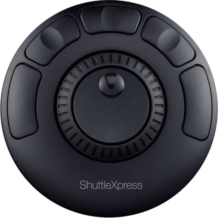 Contour 0-00496 ShuttleXpress Multimedia Controller, USB Scroller Type Jog Dial, 5 Total Buttons