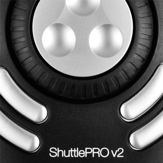 Contour 0-00498 ShuttlePro v2 Multimedia Controller, USB Scroller Type Jog Dial, 15 Total Buttons