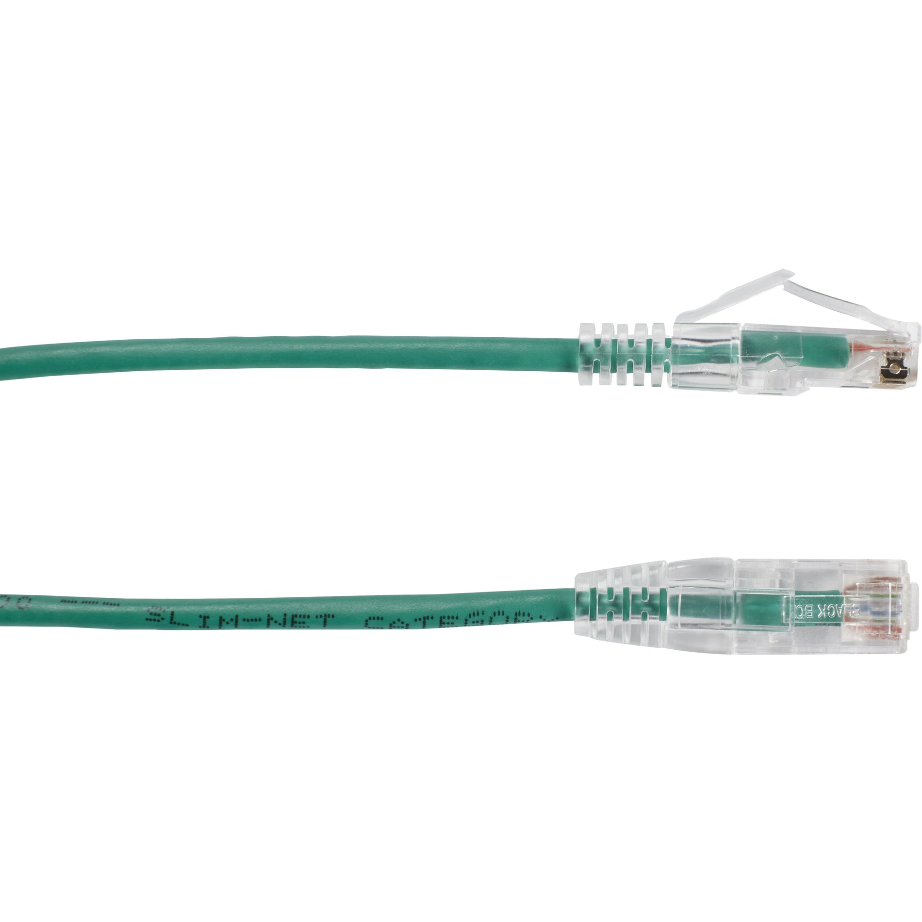 Black Box C6APC28-GN-04 Slim-Net Cat.6a UTP Patch Network Cable, 4 ft, Green